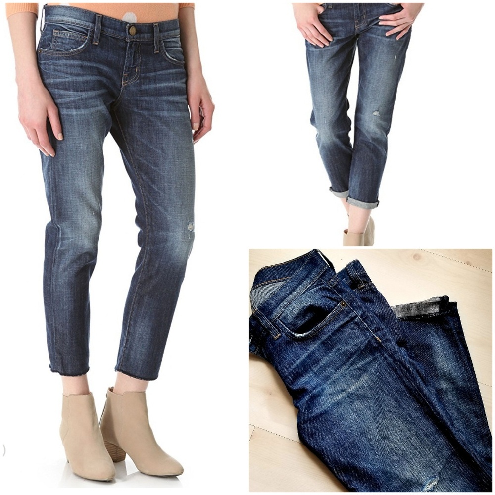 Current/Elliott  The Cropped Roller Jeans